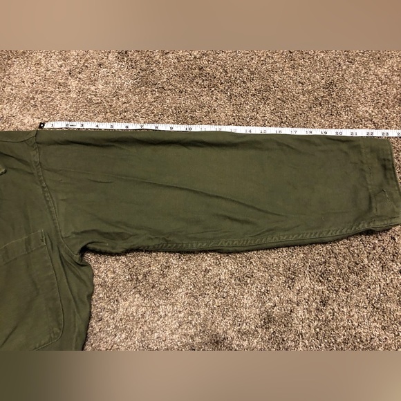 USGI OD Green Med.Coveralls Cotton Sateen TYPE I NSN 8405-00-131-6508 1970s EUC - Picture 9 of 10